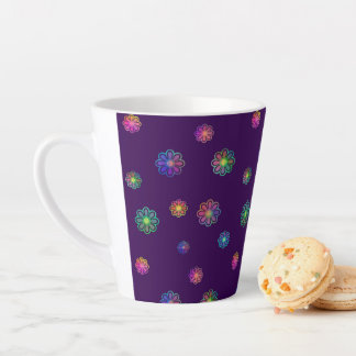 Tasse Latte Pick a Posy Custom Background 
