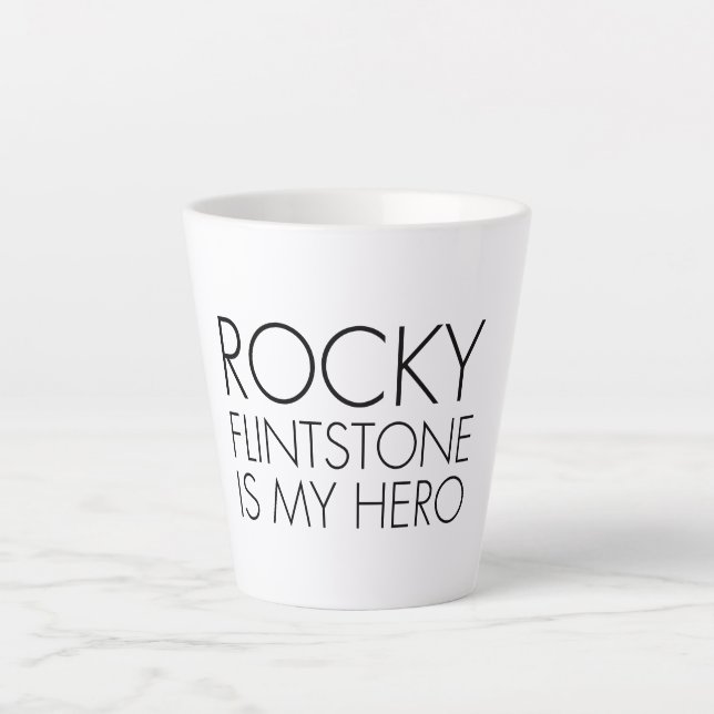 Tasse Latte Pierre rouge Belinda (Devant)