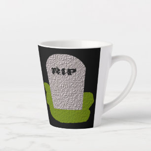 Tasse Latte Pierre tombale RIP