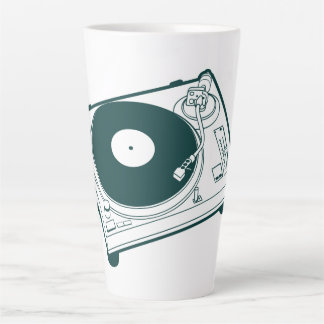 Tasse Latte Platine tourne-disque pour vinyles