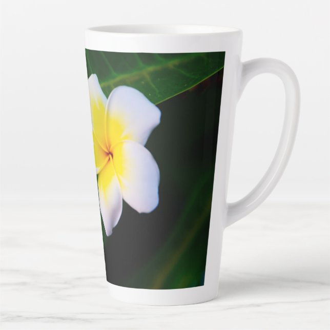 Tasse Latte plumérie (Droite)