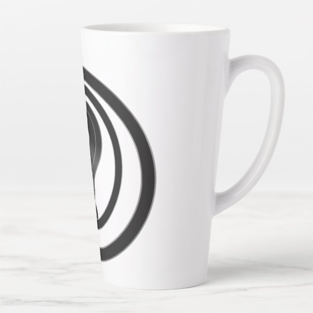 Tasse Latte Point d'interrogation simple (Droite)