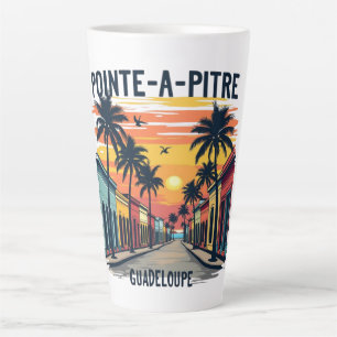 Tasse Latte Pointe-à-Pitre Guadeloupe Latte Mug