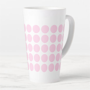 Tasse Latte Pois Latte Mug-Pink