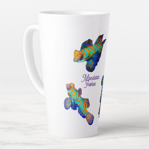 Tasse Latte Poissons mandarins