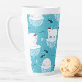 Tasse Latte Polar Bear Party