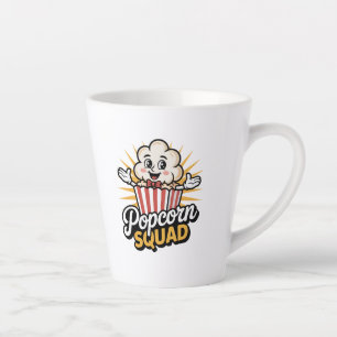 Tasse Latte Popcorn Squad