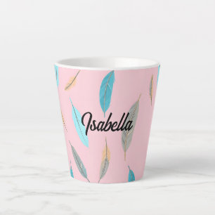 Tasse Latte Popular Feathers Luxury Boho Collection