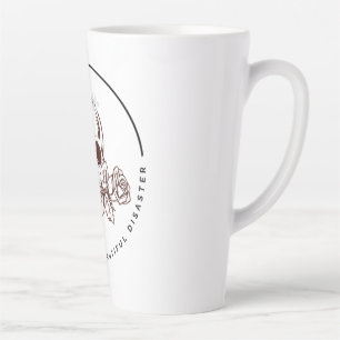 Tasse Latte Porte - clé acrylique
