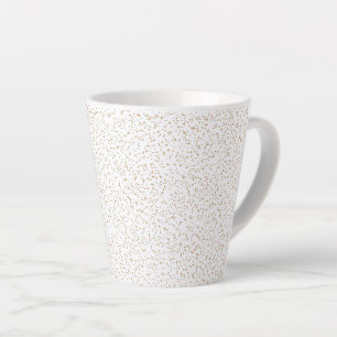Tasse Latte Portes vert et orange de fougère