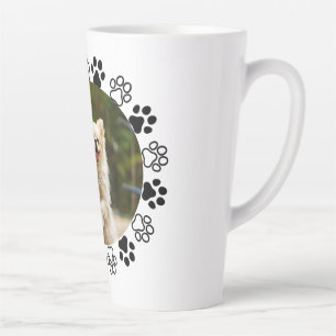 Tasse Latte Portrait de chien costumizable canine