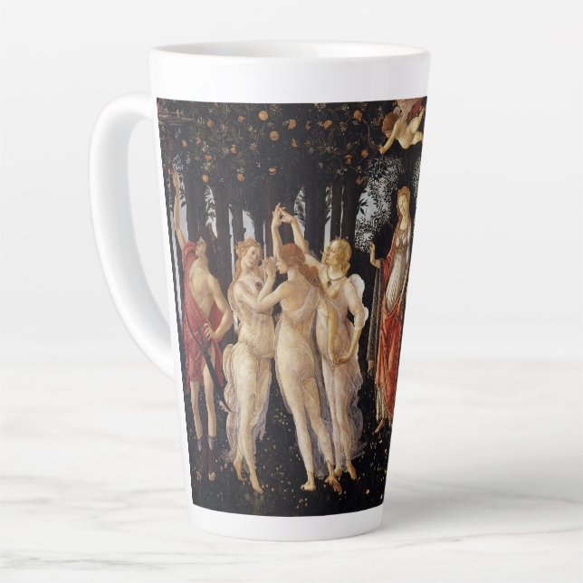 Tasse Latte Primavera, Allégorie du Printemps par Sandro Botti (Angle gauche)
