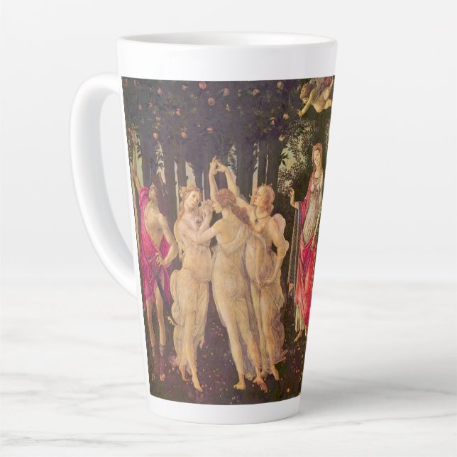 Tasse Latte Primavera, Allégorie du Printemps par Sandro Botti (Angle gauche)
