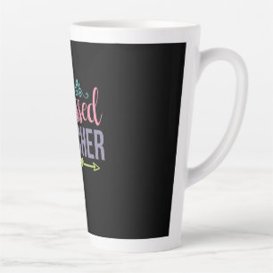 Tasse Latte Professeur d'art béni enseignant