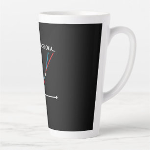 Tasse Latte Professeur De Mathématiques Parfois Je Pars