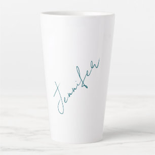 Tasse Latte Professionnel élégant moderne minimaliste simple