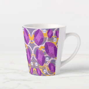 TASSE LATTE PURPLE GEMS