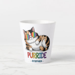 Tasse Latte Purride - Pride de chats Cool   LGBTQ