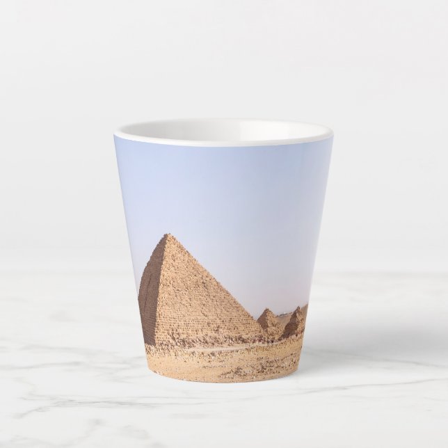 Tasse Latte Pyramides de Gizeh (Devant)