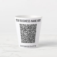 QR Code et texte personnalisé Professionnel Modern