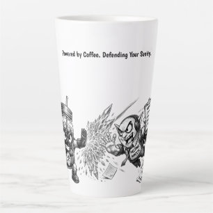 Tasse Latte Quand les réunions attaquent... le café riposte.
