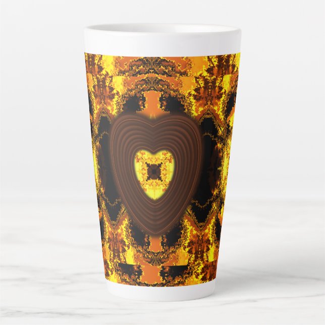 Tasse Latte Qu'est-ce que l'amour (Devant)