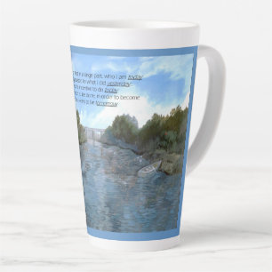 Tasse Latte Qui je suis aujourd'hui Inspirant