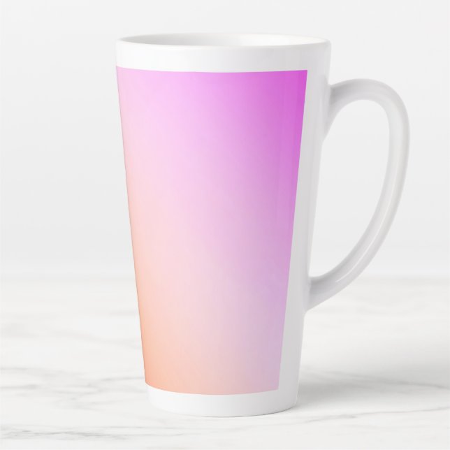 Tasse Latte Radiant Pastel Sunset Gradient (Droite)