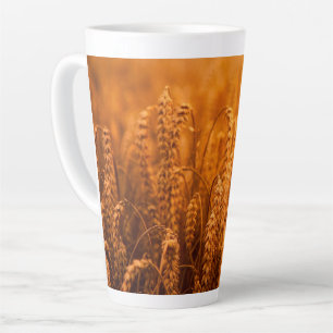 Tasse Latte Récolte de blé d'or