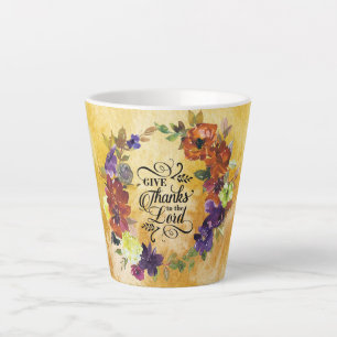 Tasse Latte Remercie le Seigneur, Thanksgiving