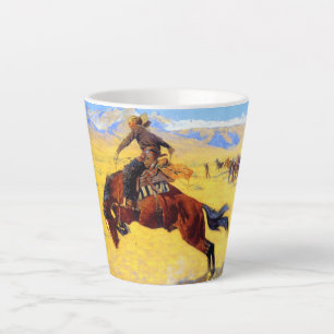 Tasse Latte Remington Old West Horse et Cowboy