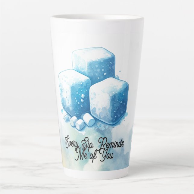 Tasse Latte Reminiscing Fluffy Marshmallow (Devant)