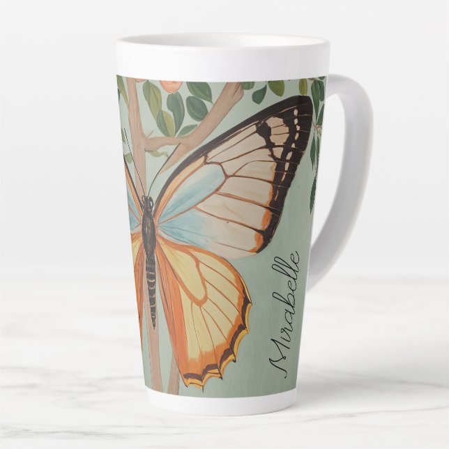 Tasse Latte Résilience lutteuse Personnalisée (Angle droit)
