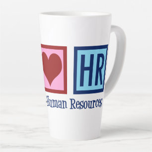 Tasse Latte Ressources humaines Peace Love HR
