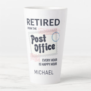 Tasse Latte Retraite des travailleurs de la poste Mailman Funn