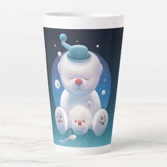Tasse Latte Rêve de Bichon Ice Shaver (Devant)