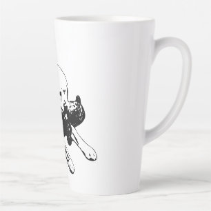 Tasse Latte Revendiquer le spot