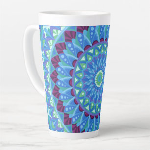 Tasse Latte Rêves de minuit Café Bohème Mandala 