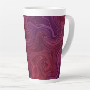Tasse Latte Riche Fleur de Vigne Bio Violet