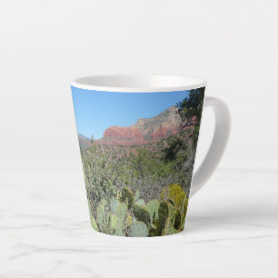 Tasse Latte Rochers rouges et cactus I