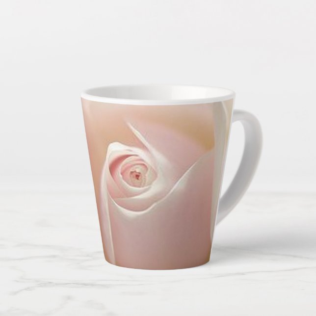 Tasse Latte Rose (Angle droit)