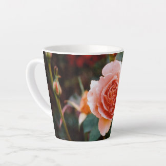 Tasse Latte Rose d'automne 