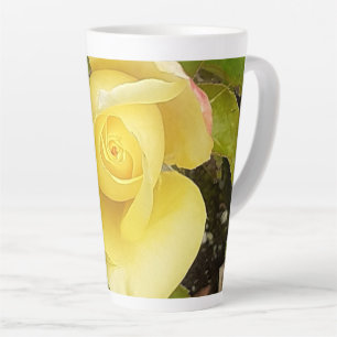 Tasse Latte Rosebud jaune