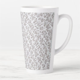 Tasse Latte Roses blanches D