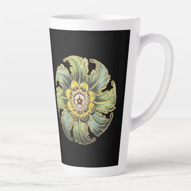 Tasse Latte Rosette architecturale antique n° 1 (Droite)