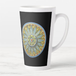 Tasse Latte Rosette architecturale antique n° 2