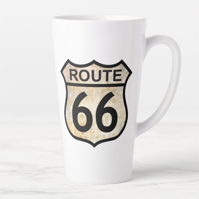 Tasse Latte Route 66 (Droite)