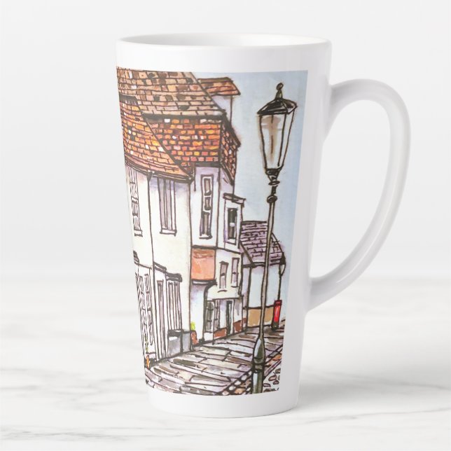 Tasse Latte Row Of Houses (Droite)