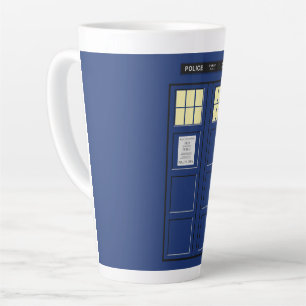 Tasse Latte Royaume-Uni - Blue Police Public Call Box 1