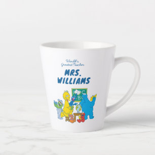 Tasse Latte Rue Sésame   Le plus grand enseignant du monde